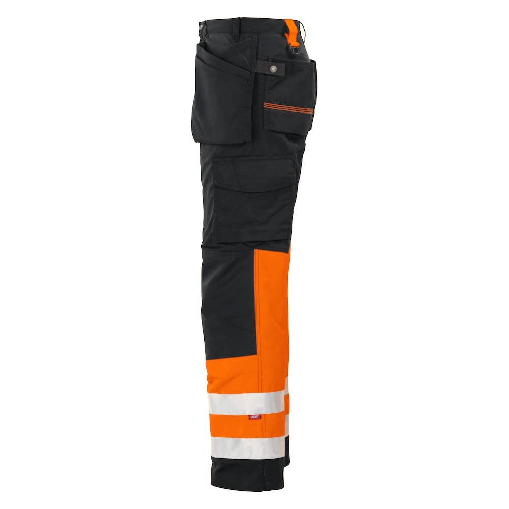 Men's High-Visibility Cargo Pants - Reflective Work Pants for Construction, Safety & Outdoor Activities
