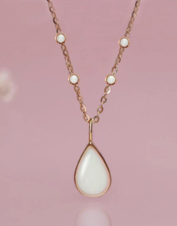 Milky Drop Breastmilk Necklace - Unique Keepsake Jewelry for Moms | Perfect for Breastfeeding Mothers, Baby Showers & Mother's Day Gifts
