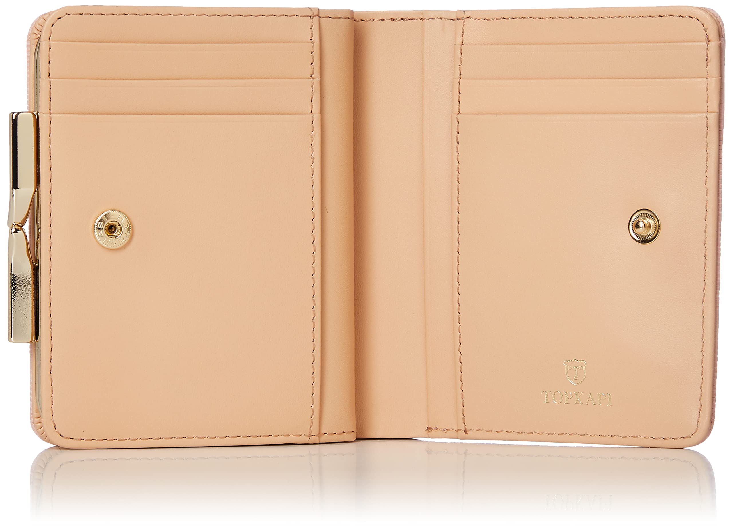 TOPKAPI Women's Foldable Wallet - Slim RFID Blocking Leather Wallet for Women - Perfect for Travel, Shopping, and Everyday Use