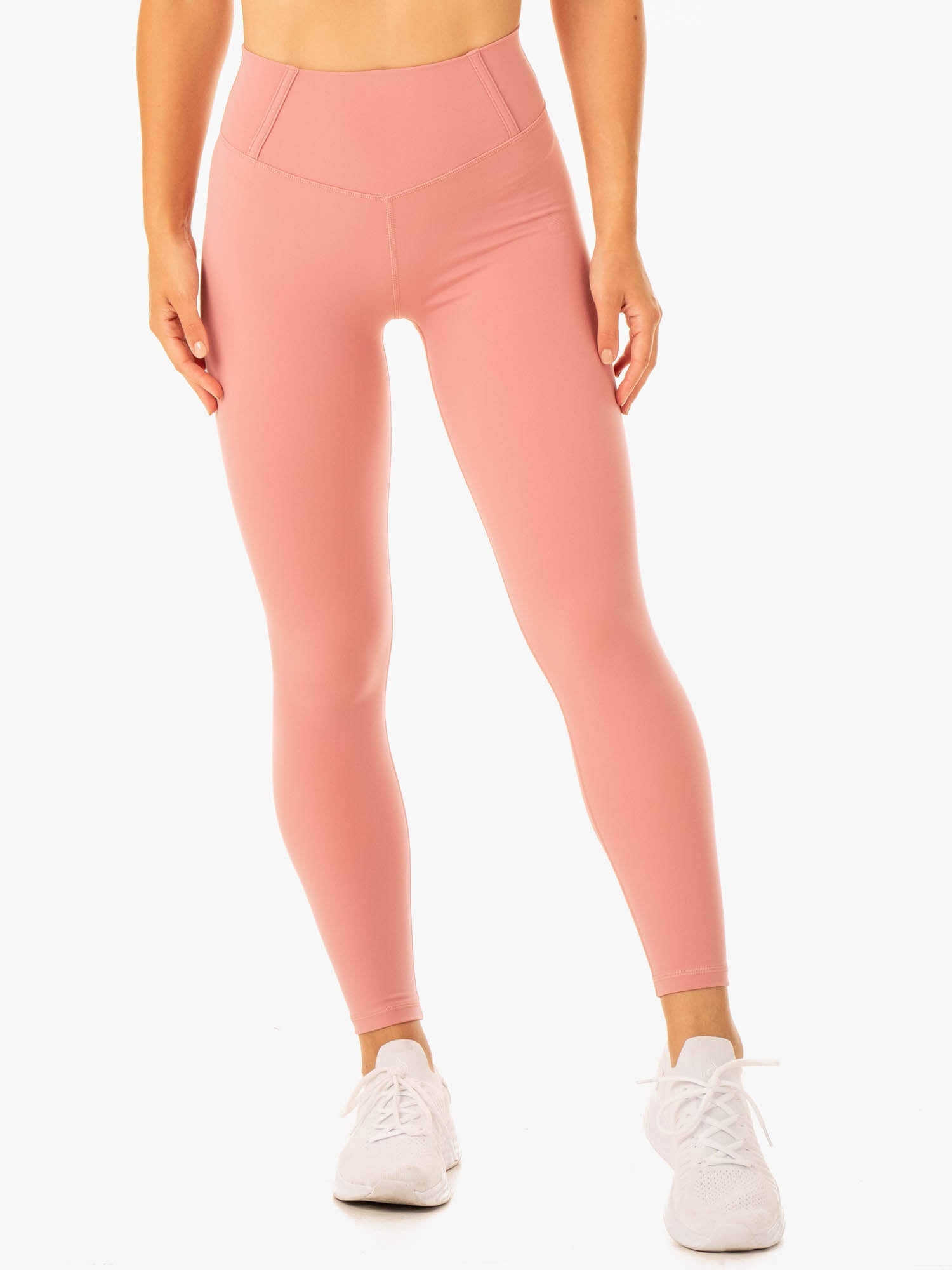 Form Scrunch Bum Leggings for Women - High Waisted Tummy Control Yoga Pants in Dusty Pink - Perfect for Workouts, Yoga & Everyday Wear