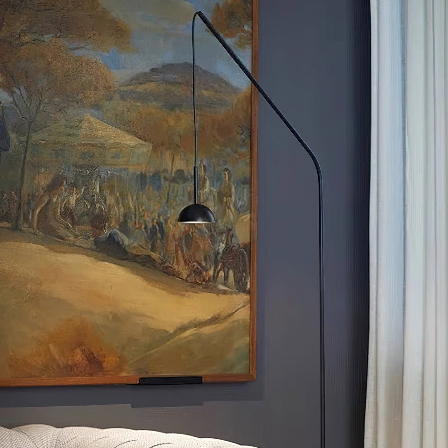 Cupolina Modern Floor Lamp - Adjustable Brightness LED Standing Light for Living Room, Bedroom & Office - Perfect for Reading, Relaxing & Decor