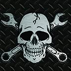 Mechanic Skull Plate