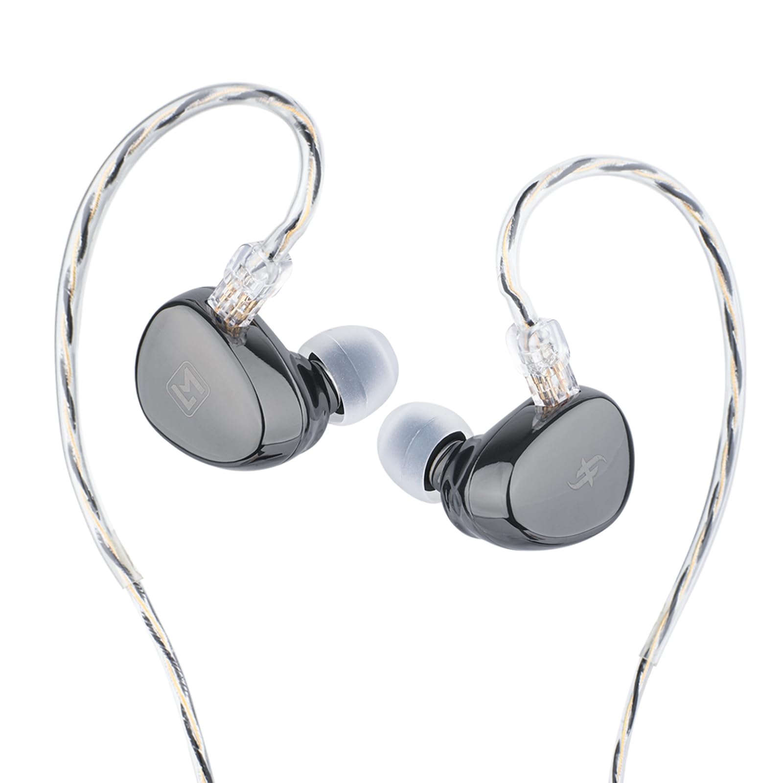 Simgot EA500LM 2nd Gen HiFi In-Ear Monitor Wired Earbuds - Dual Magnet & Dual Cavity Dynamic Driver, Detachable Cable, Replaceable Tuning Nozzles for Audiophiles & Gamers - Perfect for Music Listening, Gaming & Studio Monitoring