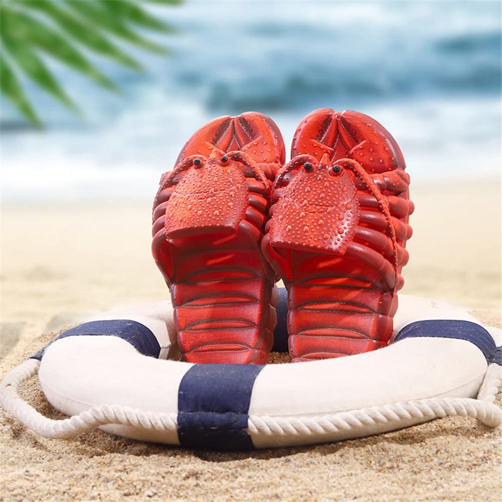TOTENJS Lobster & Fish Slippers - Comfortable Bass Sandals for Men & Women | Perfect for Beach, Pool, and Home Relaxation