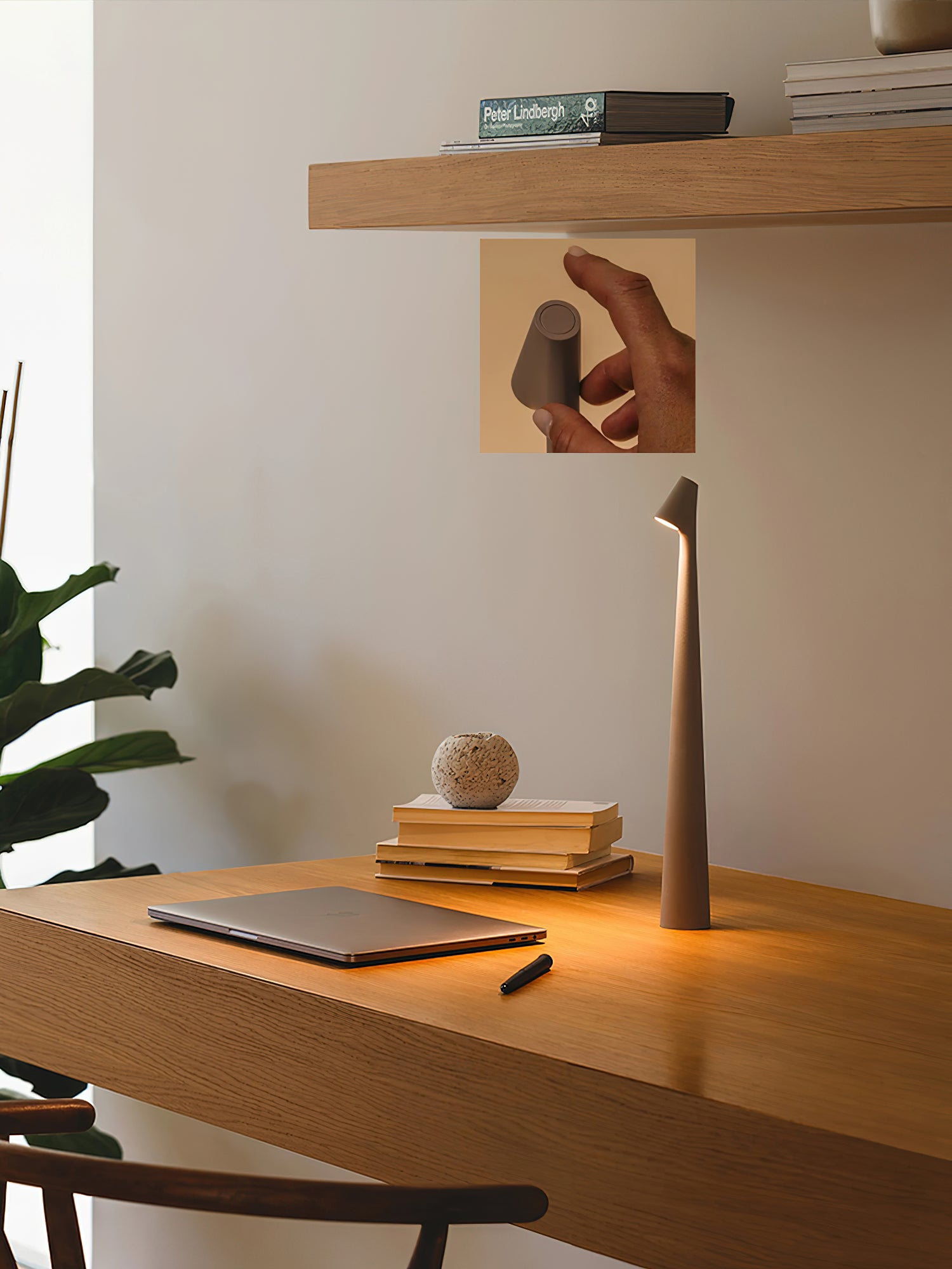 Portable African Table Lamp - Handmade Wooden Night Light for Bedroom, Living Room, or Office Decor - Perfect for Reading, Relaxing, and Creating Ambiance