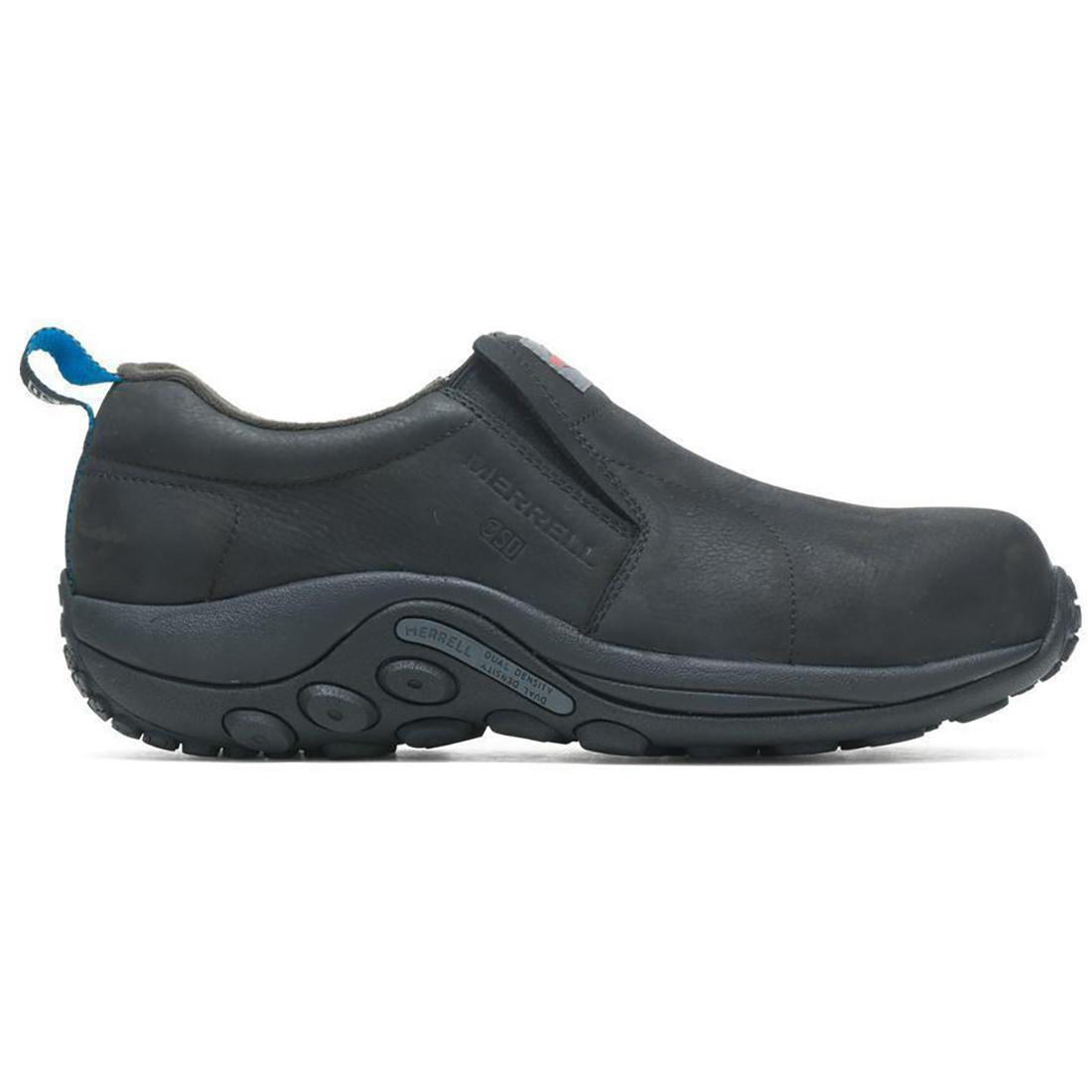 Men's Carbon Fiber Jungle Moc LTR SD Work Shoes - Lightweight Safety Footwear for Construction, Hiking & Outdoor Work (Black)