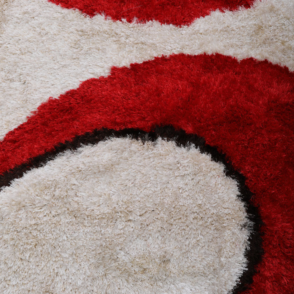 Vibrant Prismatic Hand Tufted Area Rug - Soft & Durable Non-Slip Living Room Carpet for Bedroom, Nursery & Home Decor