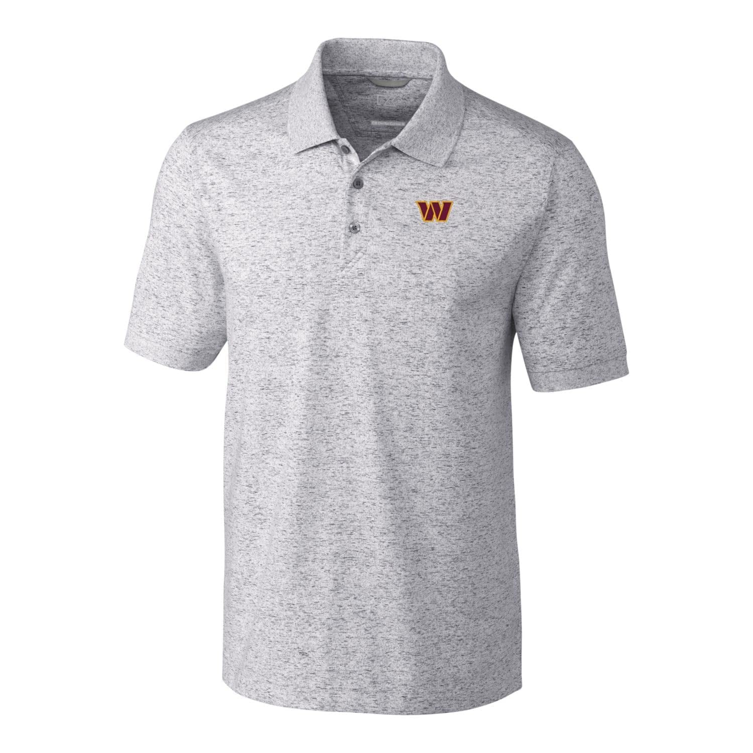 Cutter & Buck Men's NFL Big & Tall Advantage Space Dye Polo Shirt - Moisture Wicking Performance Golf & Casual Wear for Sports Fans