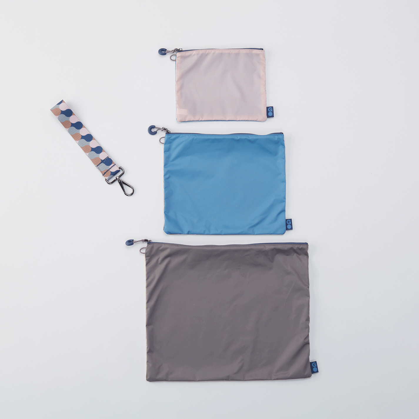TAKE IT EASY Wristlet Set in PackLite Nylon & Poly Hue - Stylish Crossbody Wallet for Women | Perfect for Travel, Shopping & Everyday Use