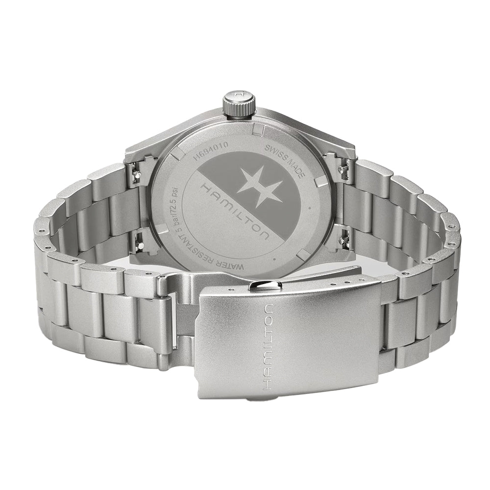Khaki Field Quartz 38mm Watch - White Dial with Bracelet - Casual & Military Style Timepiece for Men - Perfect for Outdoor Adventures & Everyday Wear
