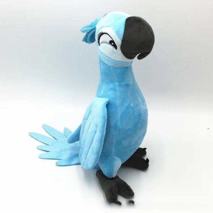 Rare Blue Parrot Stuffed Animal - Soft Plush Hyacinth Macaw Toy for Kids & Collectors | Perfect for Birthday Gifts, Nursery Decor & Bird Lovers