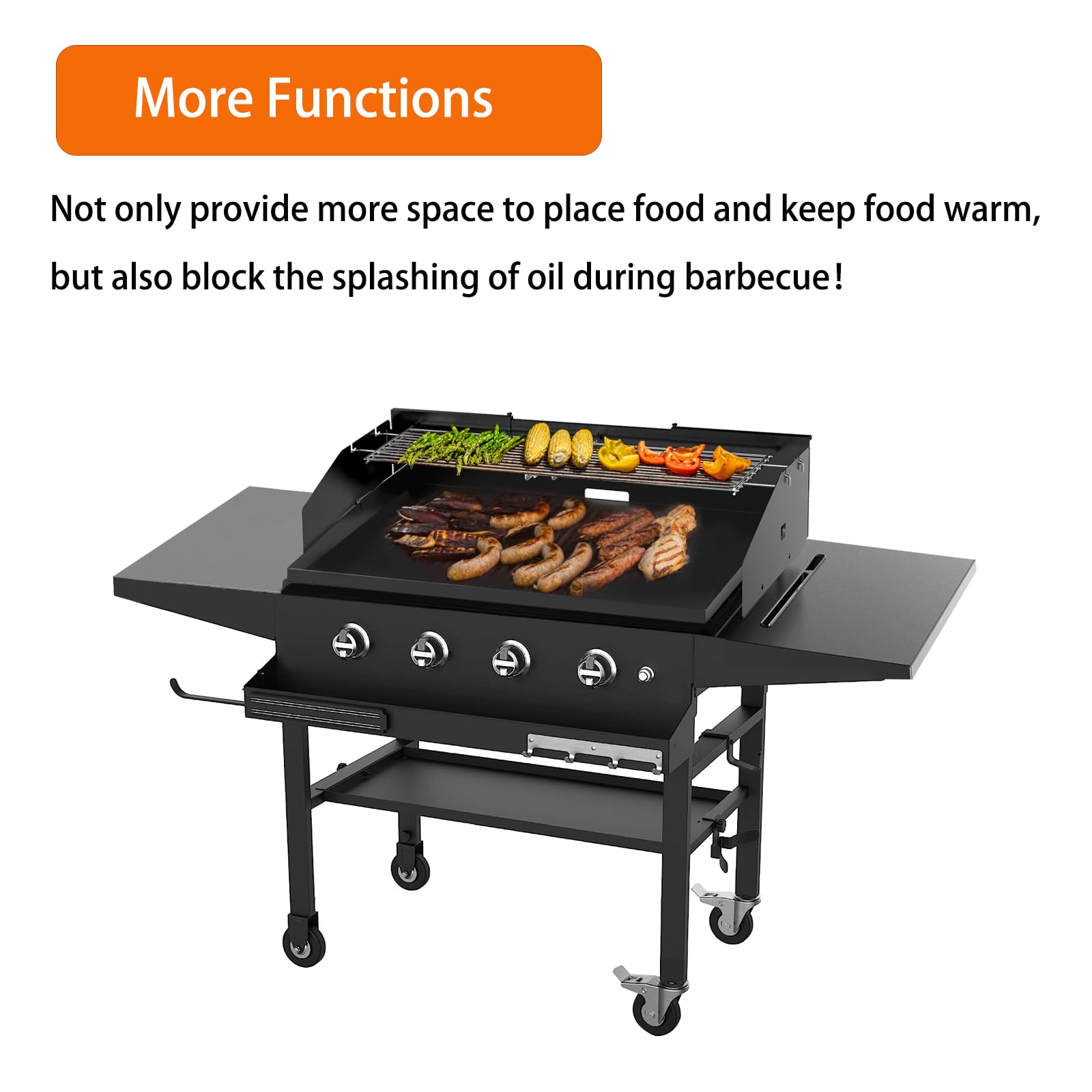 Universal Wind Guard & Warming Rack for 28