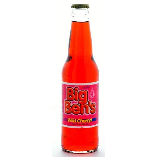 Big Ben's Wild Cherry Soda - 12 Pack Glass Bottles | Premium Carbonated Soft Drink | Perfect for Parties, BBQs & Family Gatherings