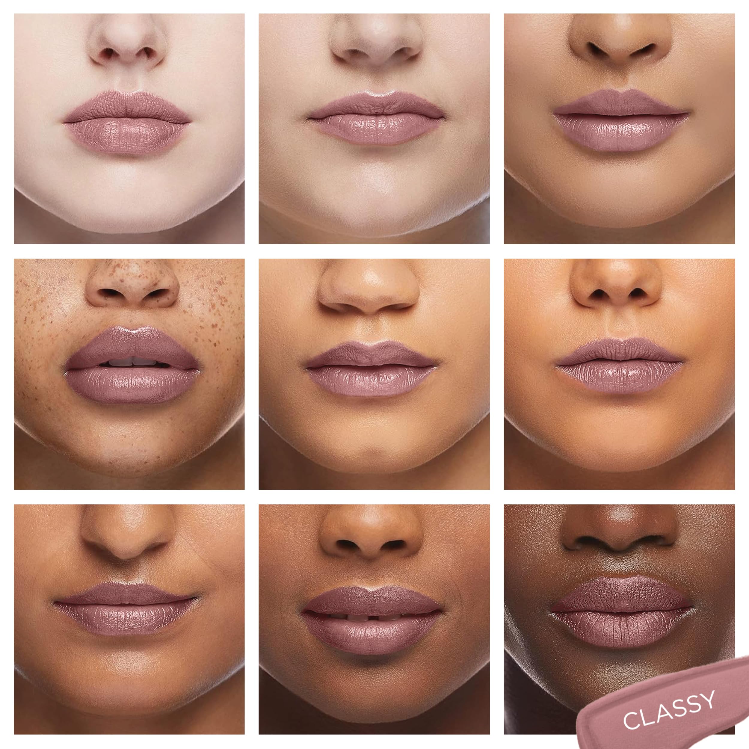 Pure Cosmetics Pure Illumination Lip Gloss with LED-Lit Applicator & Side Mirror - Non-Sticky, Moisturizing & Hydrating Formula for Dry, Chapped Lips - Soothes & Heals - Perfect for Night Out, Date Night & Everyday Glam (Classy)