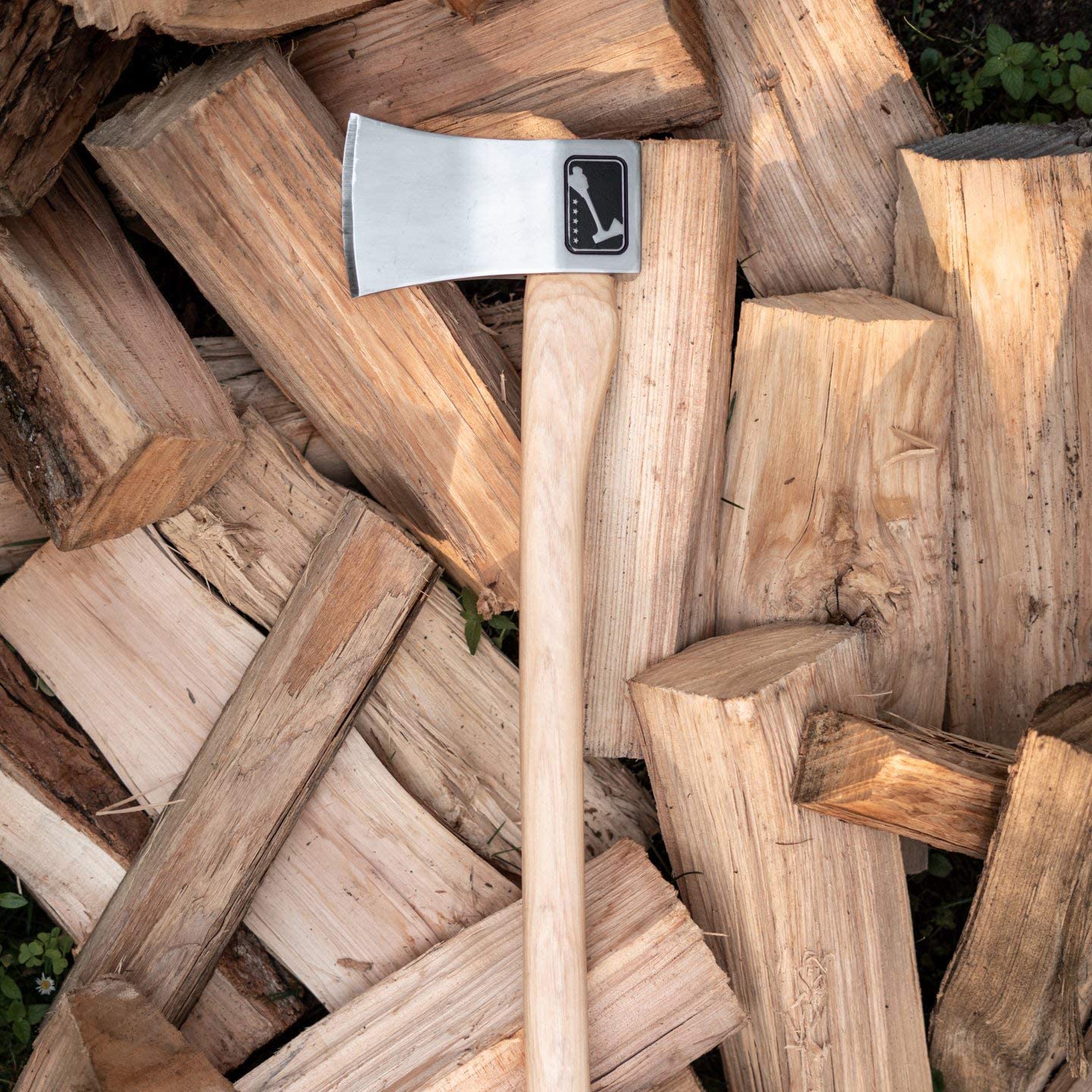 WATL Premium Competition Throwing Axe - Multi-Purpose Camping & Wood Splitting Axe with Nylon Sheath & Hickory Handle | Outdoor Survival, Backpacking, Target Practice