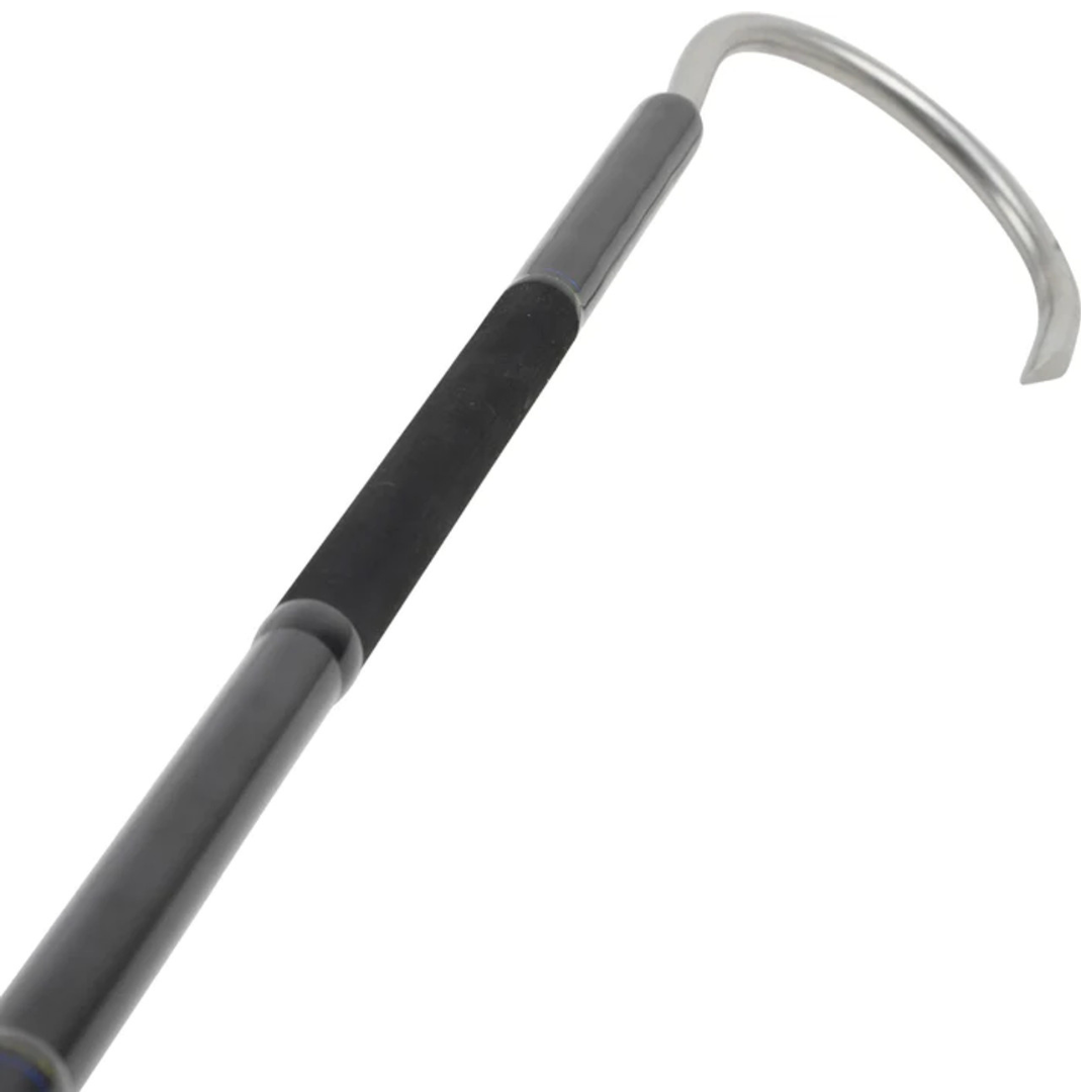 Aftco Black Tapered Fiberglass Gaffs - Heavy Duty Fishing Hook for Saltwater & Freshwater - Perfect for Offshore, Pier & Boat Fishing