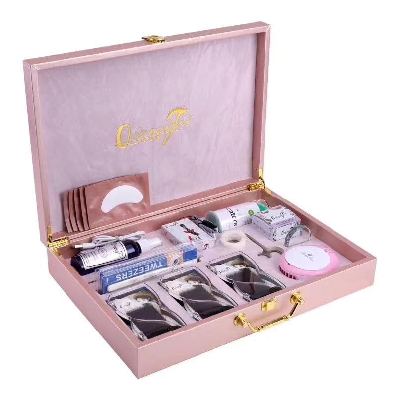 Professional Eyelash Extension Kit - Complete Set with High-Quality Lashes, Glue, Tools & Accessories | Perfect for Salon Professionals & DIY Lash Artists at Home