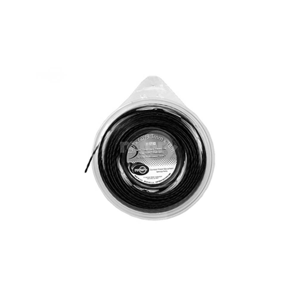 Vortex Black .105 Trimmer Line - Rotary 12166 - Heavy-Duty Weed Eater String for Lawn Mowers & Garden Trimmers