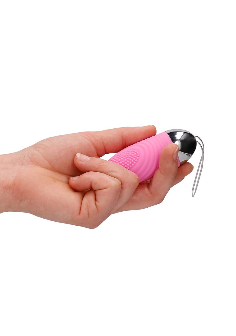 Simplicity by Shots America - Ethan - Rechargeable Wireless Remote Control Vibrating Egg - Pink - Adult Intimate Toy for Couples Play & Solo Pleasure