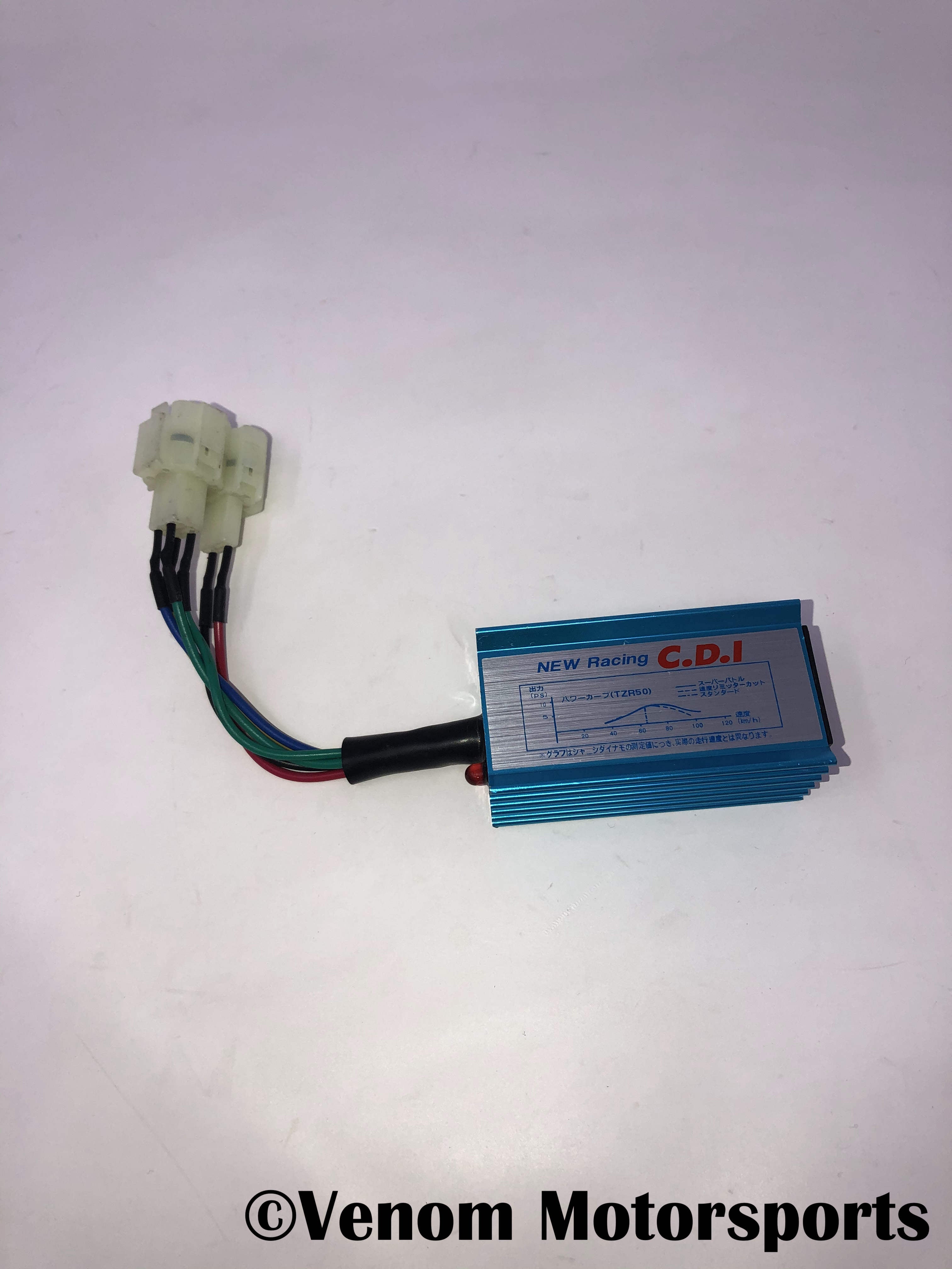 High Performance Racing CDI Ignition Box Replacement - Venom X15 for Motorcycles & ATVs - Perfect for Off-Road, Track Racing & Performance Upgrades