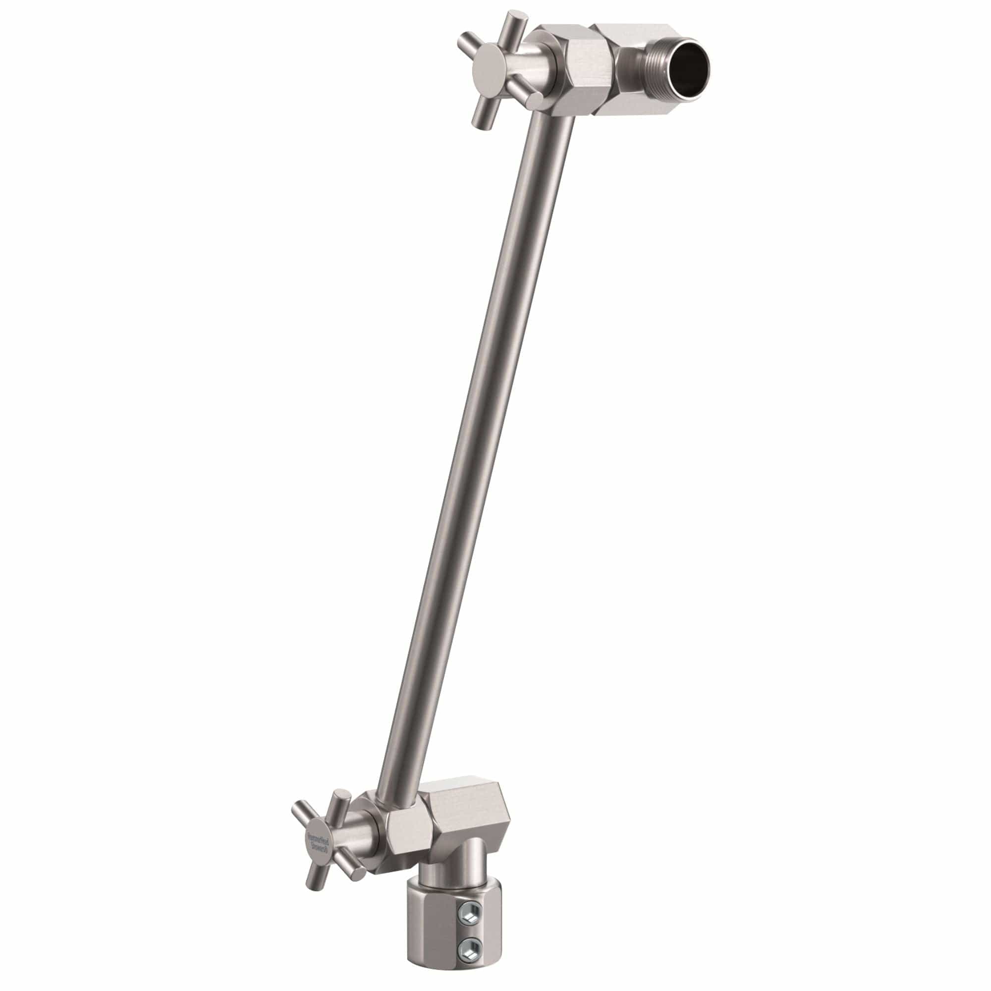 All Metal Adjustable Shower Arm Extension - Extendable Shower Pipe for Height Adjustment, Perfect for Bathroom Renovation & Comfortable Showering Experience