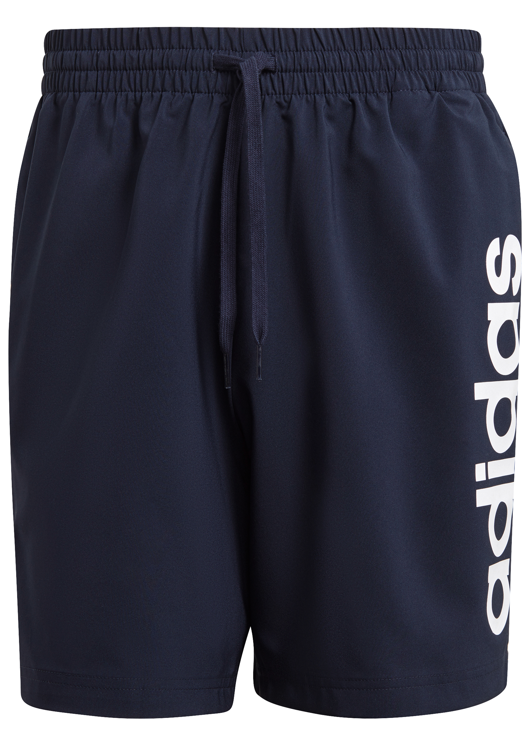 Adidas Men's Linear Logo Chelsea Shorts - Navy Blue Athletic Shorts for Running, Gym & Casual Wear