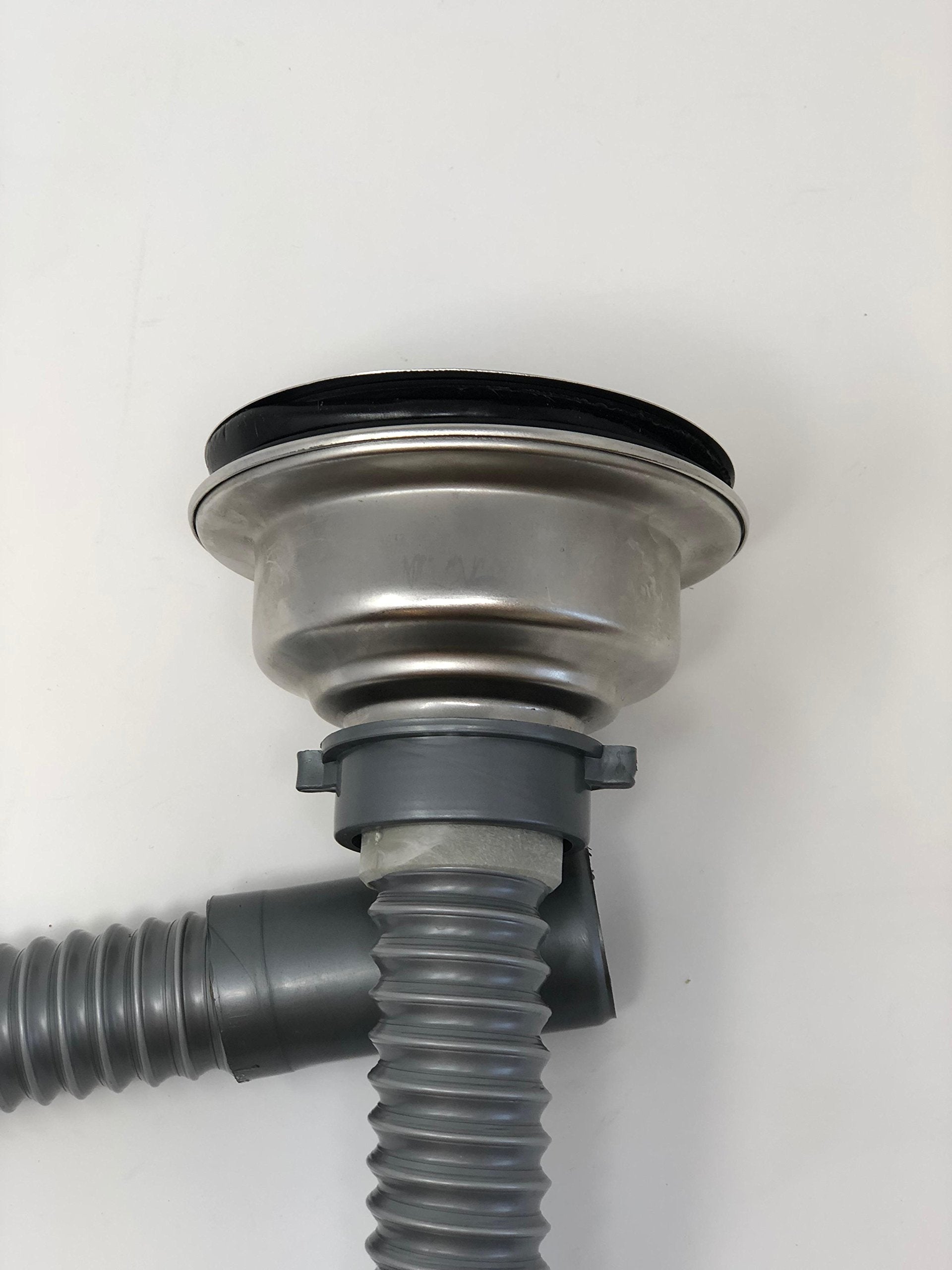 **Heavy Duty Drain Hose and Drainer Kit for Washing Machines - Flexible, Durable & Leak-Proof - Perfect for Laundry Rooms, Basements & RV Use**