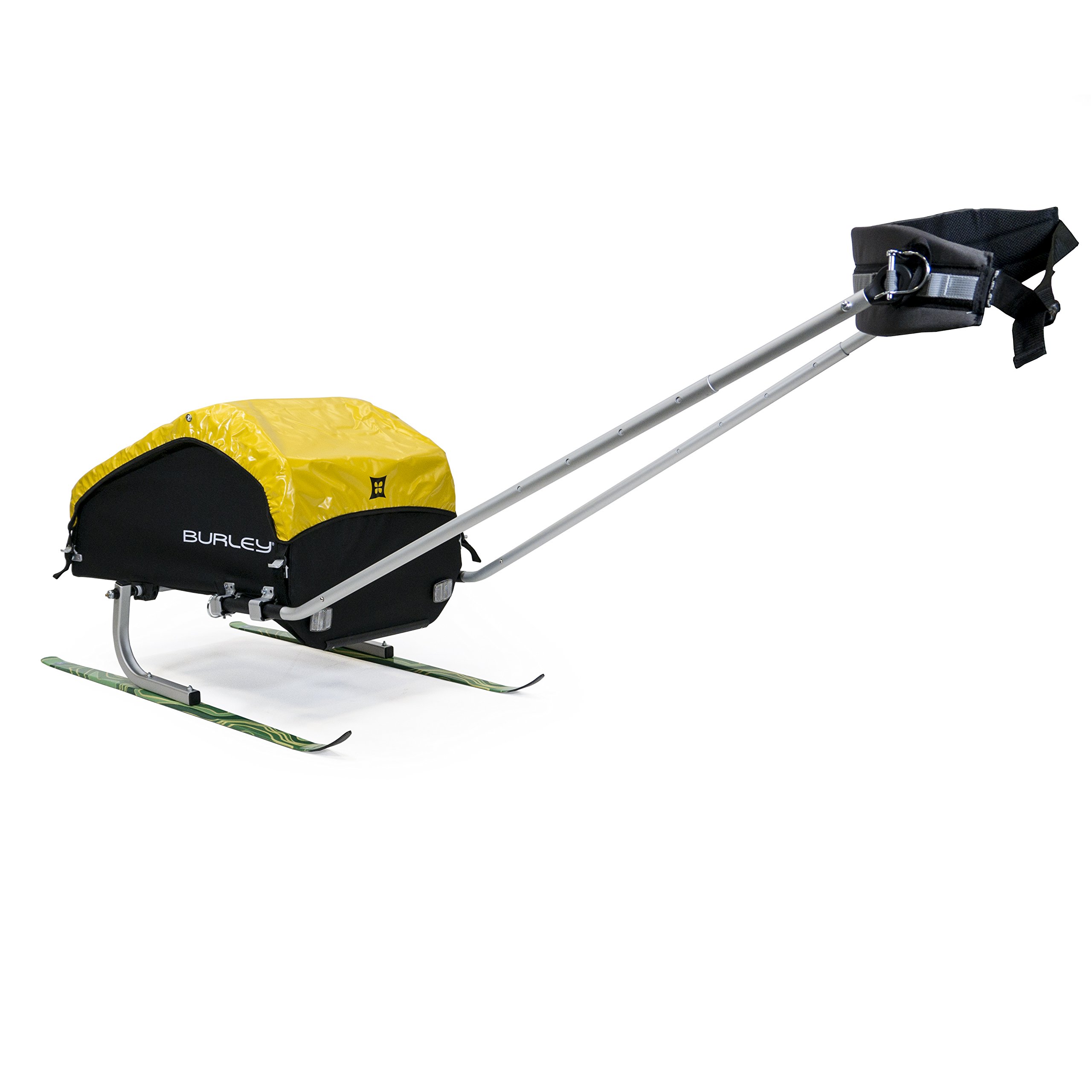 Burley Bike Trailer Ski Kit - Winter Bike Trailer Conversion for Snowy Adventures | All-Terrain Ski Attachment for Snowy Trails, Family Outings & Winter Cycling | Perfect for Cross-Country Skiing, Snowy Commutes & Outdoor Family Fun