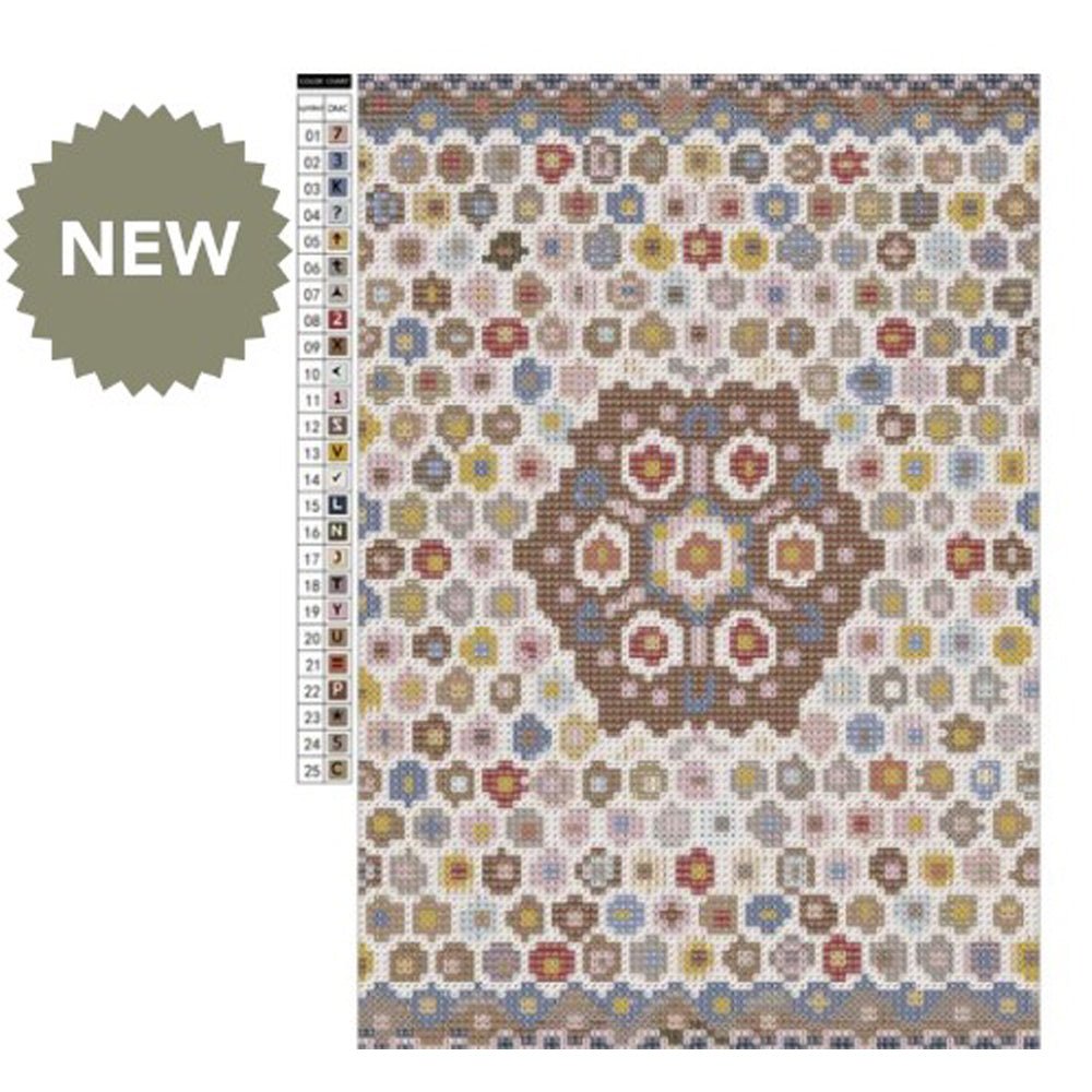 Sparkle Art Kit - Honeycomb Quilt DIY Craft Set for Kids & Adults - Creative Sewing & Embroidery Project for Home Decor, Gifts & Party Activities