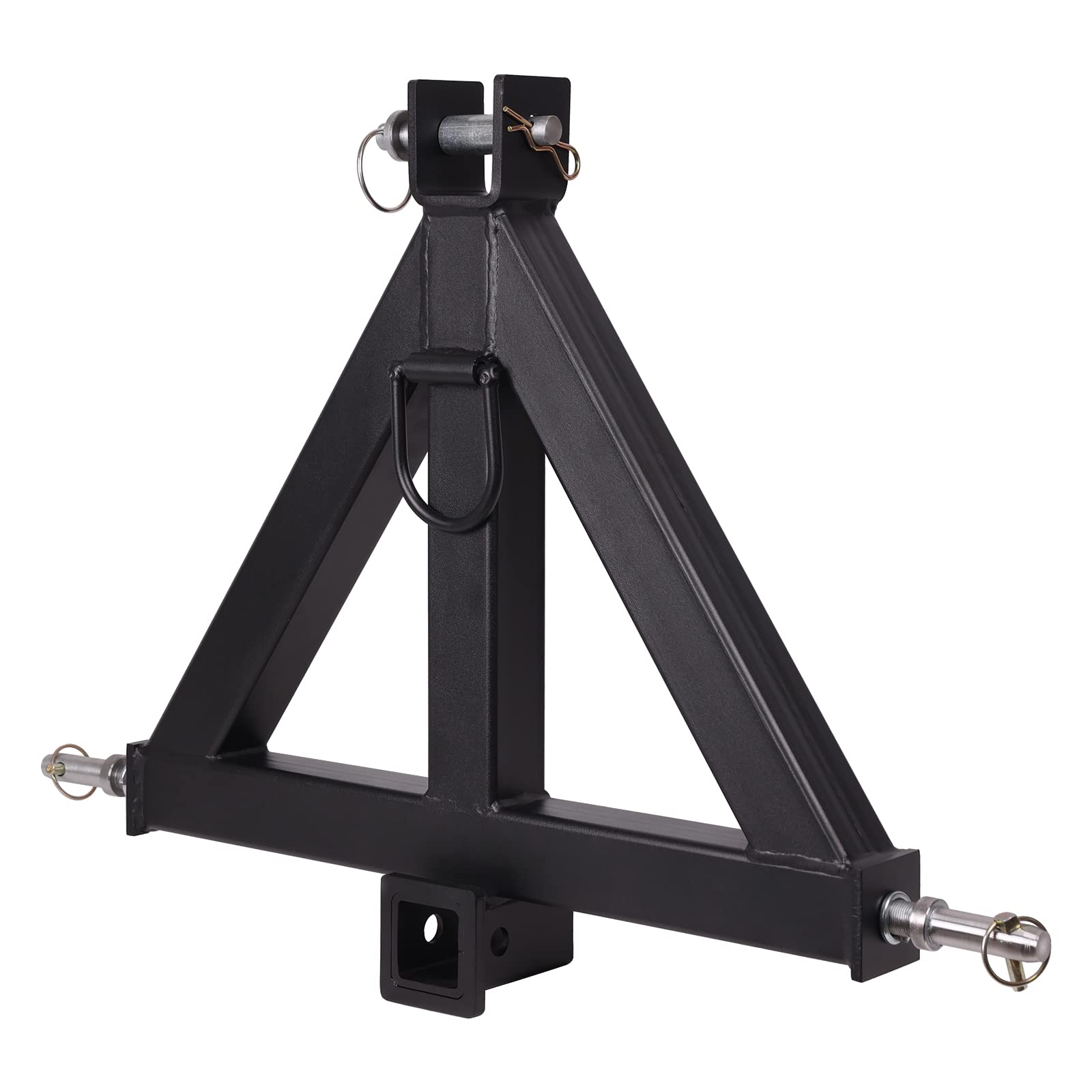 GARVEE 3 Point 2 Receiver Trailer Hitch - Category 1 Tractor Tow Drawbar Adapter - Compatible with Kubota BX, John Deere, LM25H WLM, NorTrac, Kioti, Yanmar & Cat Tractors - Perfect for Towing Trailers, Implements & Farm Equipment