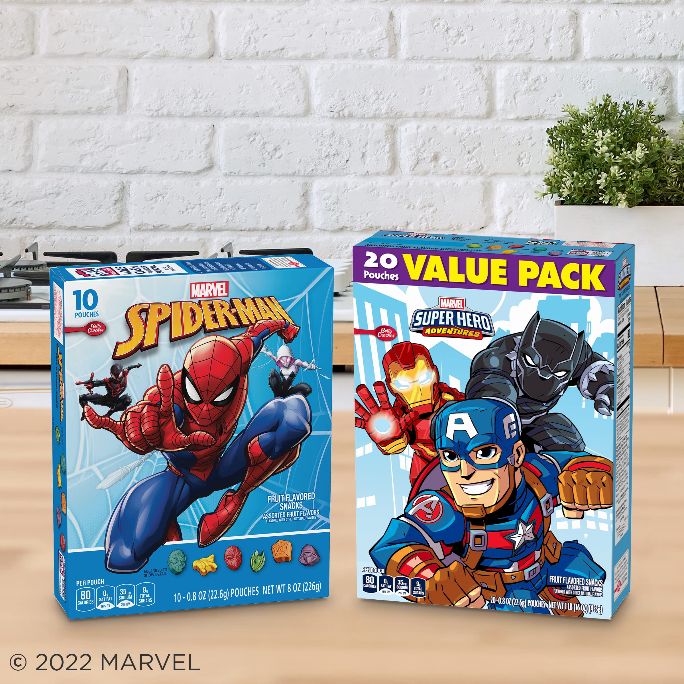 Disney Pixar Fruit Flavored Gummy Snacks - 10 Count Pouches | Kids Lunch Box Treats, Party Favors & Movie Night Snacks