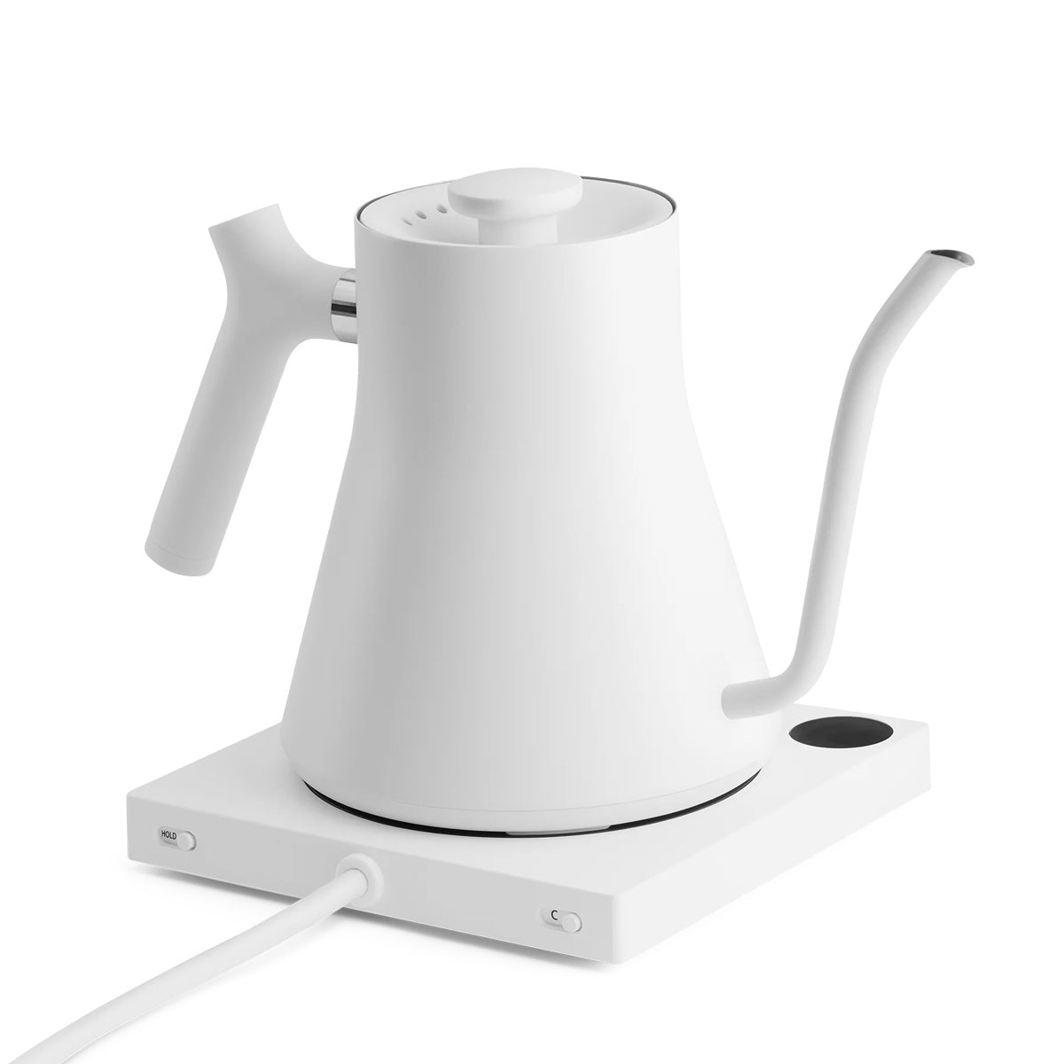 Fellow Stagg EKG Electric Gooseneck Kettle - Matte White | Precision Pour Over Coffee & Tea Brewer | Perfect for Home Baristas & Specialty Coffee Lovers
