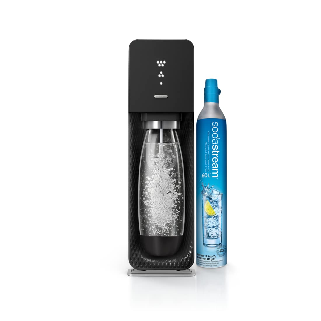 SodaStream Source Sparkling Water Maker - 3-Piece Set for Carbonating Water at Home | Perfect for Healthy Drinks, Cocktails & Hydration