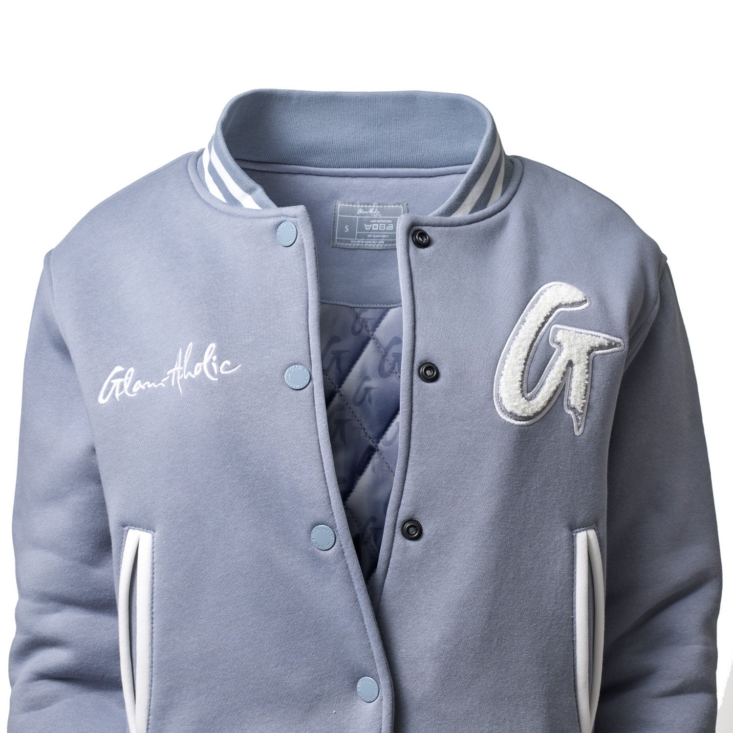 Essential Gray Varsity Jacket for Men & Women | Stylish Casual Outerwear for School, Sports & Everyday Wear