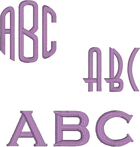 Embrilliance Font Collection 1 - Professional Embroidery Software for Mac & Windows PC | Create Custom Designs for Quilting, Apparel & Home Decor