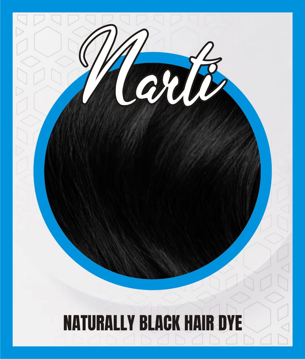 NARTI 100% Pure Natural Hair Dye Kit - Ammonia-Free Herbal Hair Color with Microfine Powder (Includes Gloves, Shower Cap & Brush) - Pack of 4 for Naturally Black Hair | Perfect for At-Home Hair Coloring & DIY Salon Treatments