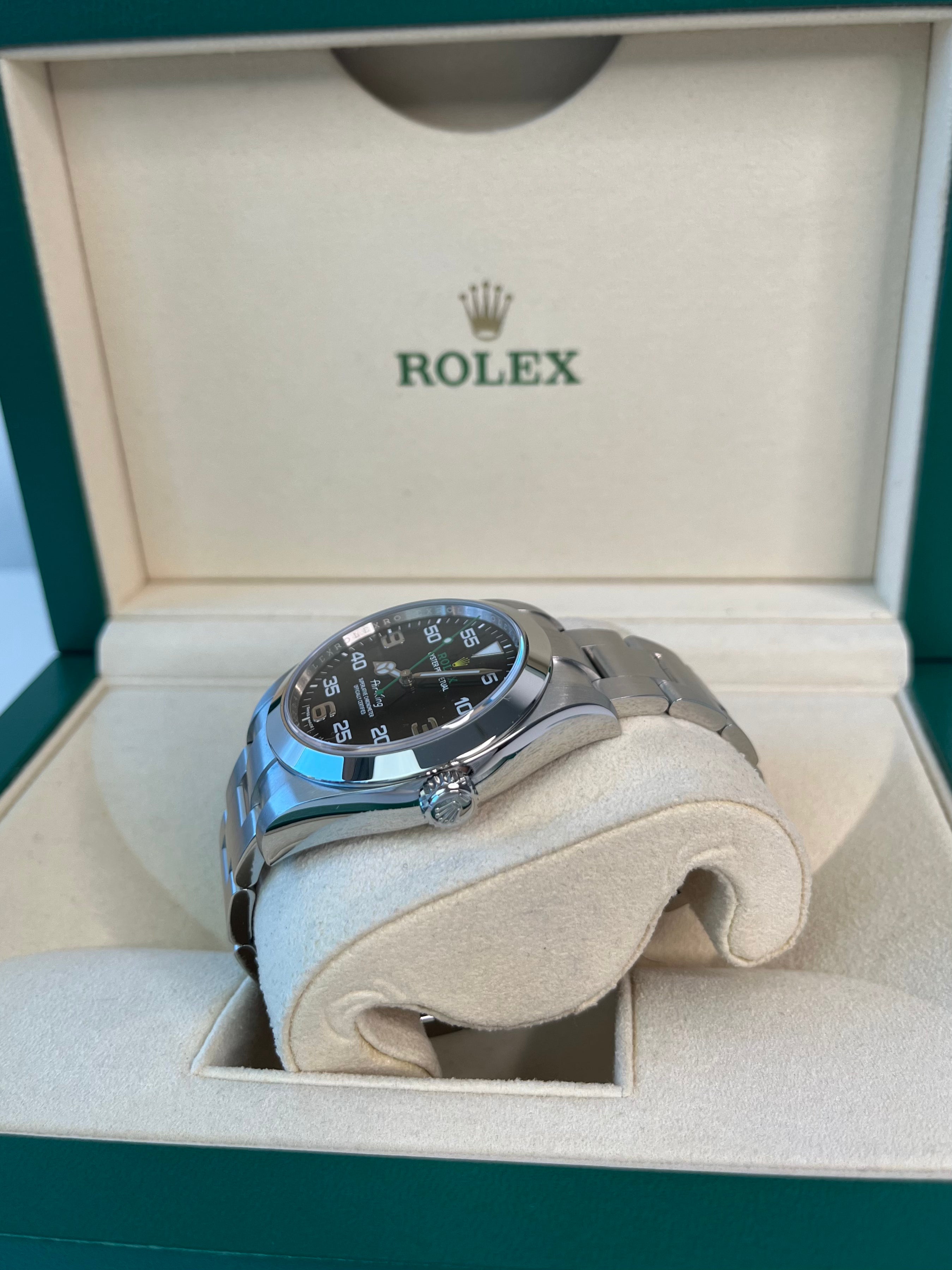 Rolex Oyster Perpetual Air King 116900 Men's Watch - Luxury Automatic Timepiece for Aviation & Everyday Wear - Perfect for Pilots, Business & Formal Occasions