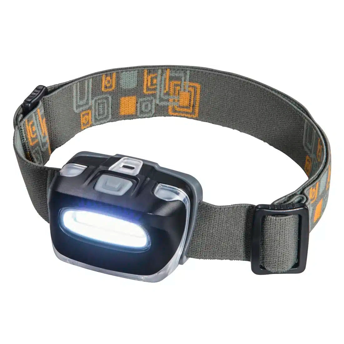 Hama LED Headlamp - Rechargeable Headlight with Adjustable Beam for Camping, Hiking, Running & Outdoor Activities