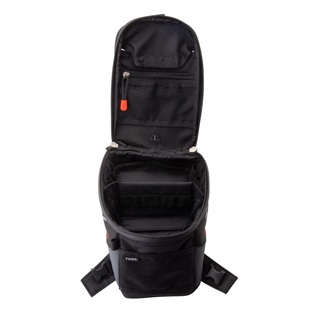 TUSK Olympus Small Black/Grey Motorcycle Tank Bag for Yamaha TENERE 700 (2021-2024) - Durable Waterproof Storage for Adventure Riding & Commuting