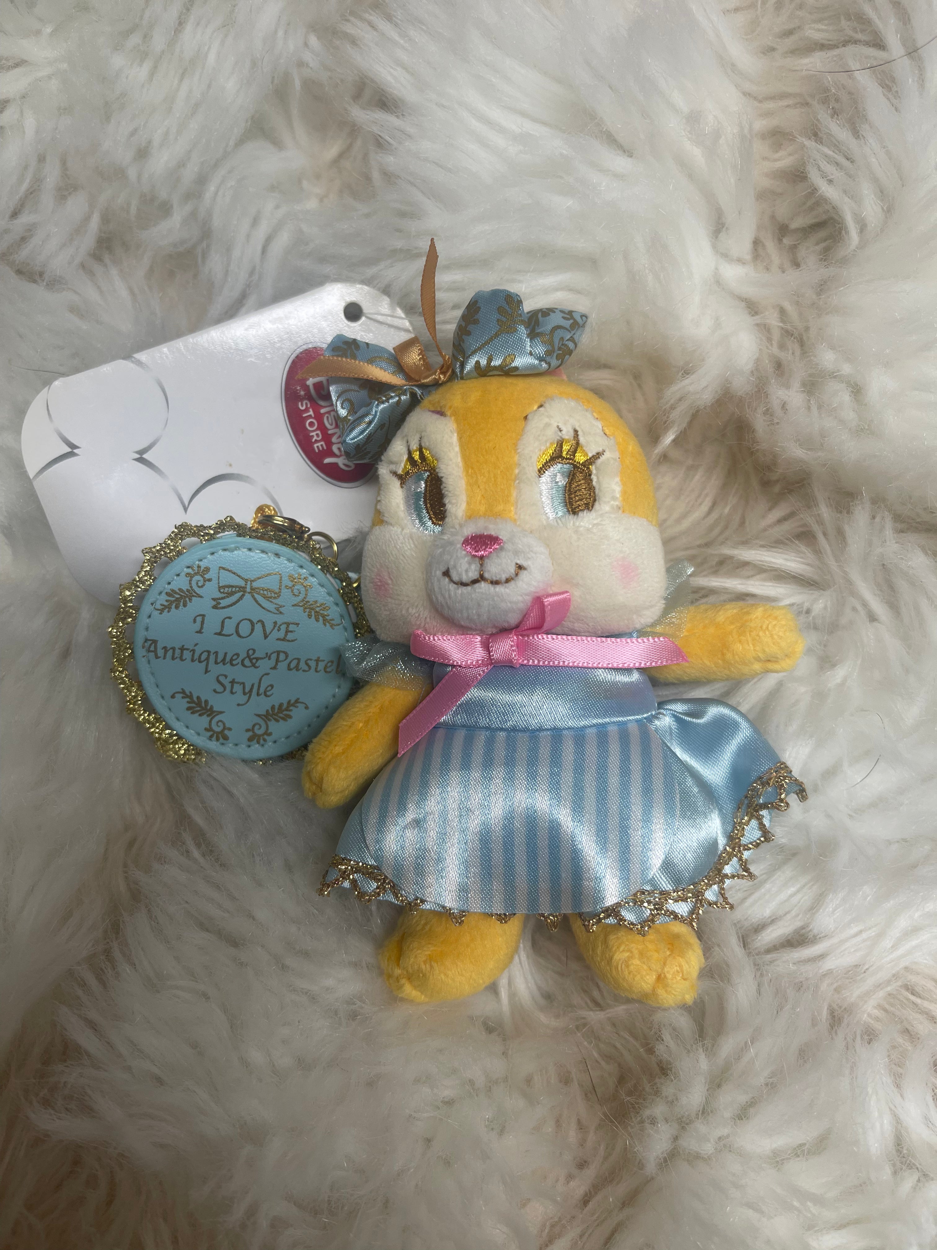 Disney Clarice Keychain Plush Badge - Cute Cartoon Character Keyring for Bags, Backpacks & Gifts | Official Disney Store Merchandise