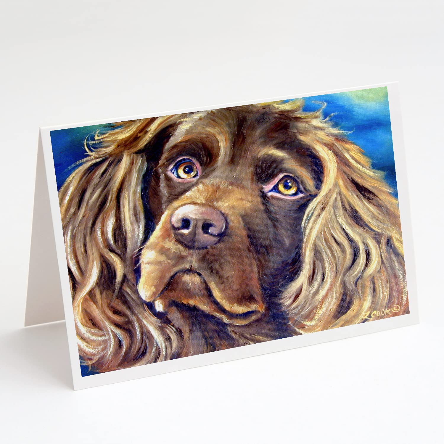 Premium Boykin Spaniel Greeting Cards - Pack of 8 Blank A7 (5x7) Note Cards with Envelopes | Whimsical Dog Lover Stationery | Perfect for Birthdays, Thank You Notes & Special Occasions