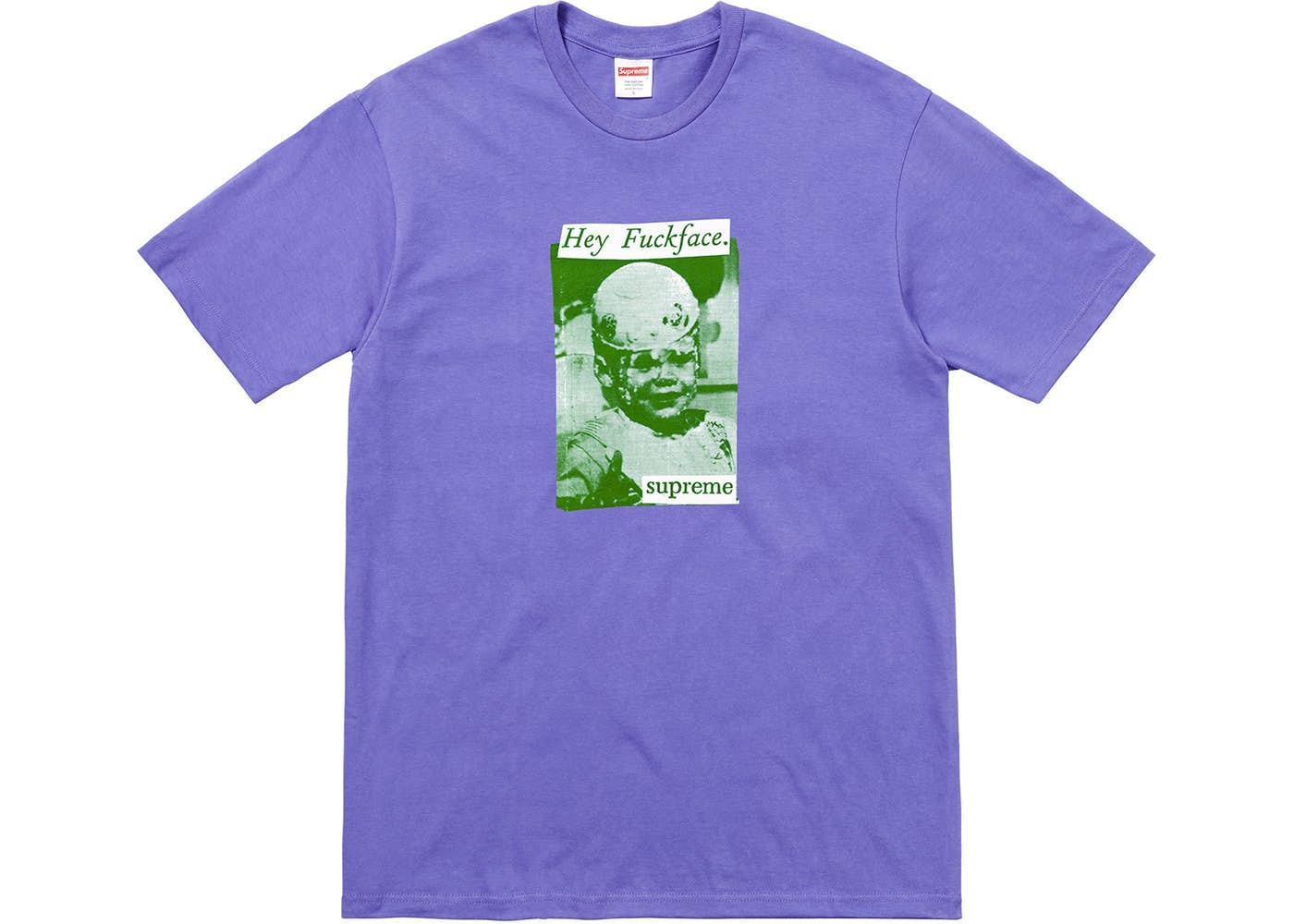 Supreme Fuck Face T-Shirt Light Purple - Streetwear Fashion for Urban Style & Skate Culture