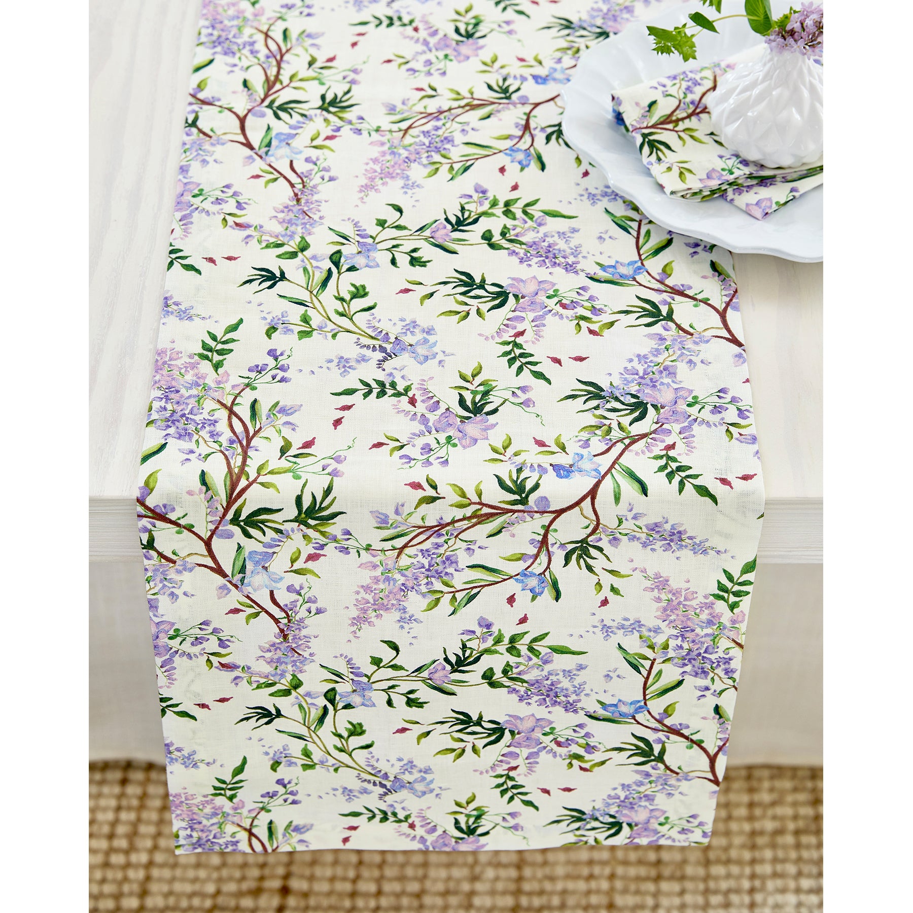 Lilacs/Off White