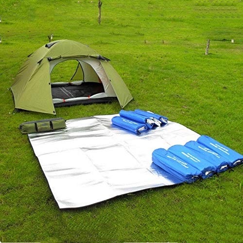 **Waterproof Camping Sleeping Pad - Lightweight EVA Foam Mat with Aluminum Foil for Tent, Picnic & Beach - Foldable Outdoor Mattress for Hiking, Travel & Backpacking**