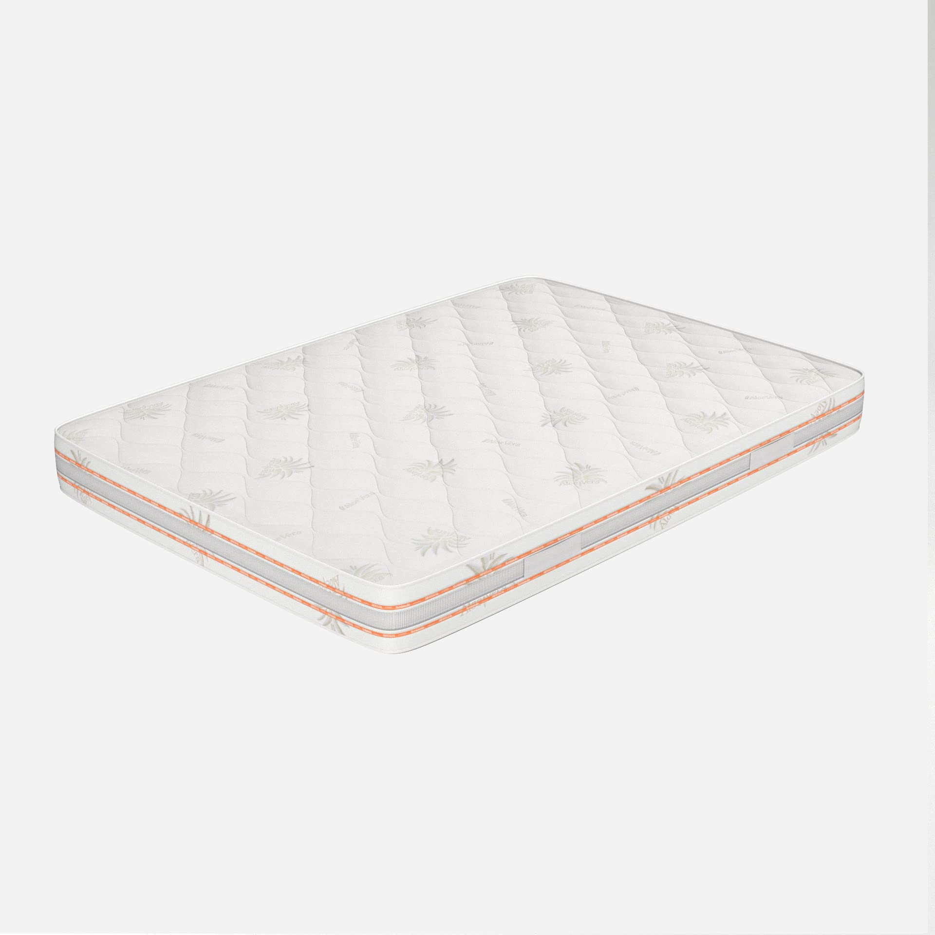 Miasuite I Sogni Italiani Memory Foam Mattress with Aloe Vera Infusion, White, 120x190cm - Premium Comfort for Bedroom, Guest Room & Dormitory Use
