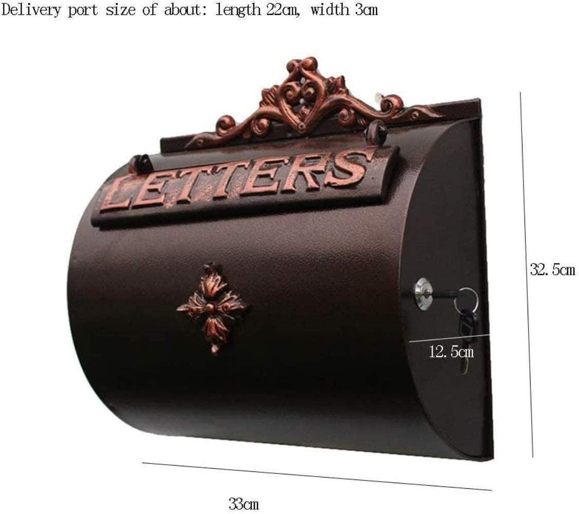 Aluminum Letter Mailbox - Secure Multi-Function Book Box for Home & Office Decoration | Perfect for Porch, Garden, and Crafts Storage