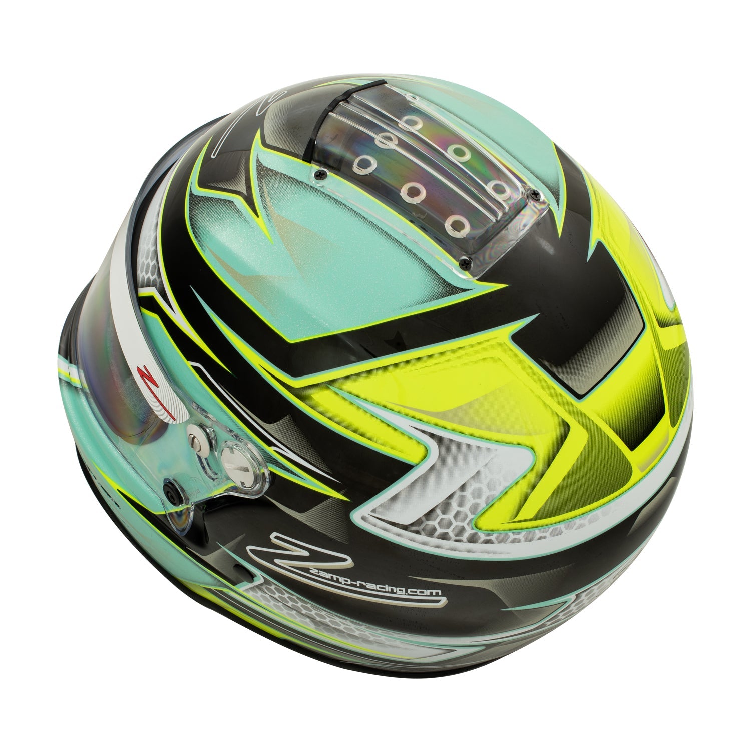 Zamp RZ 42Y C3 Youth Snell CMR2016 Certified Graphic Racing Helmet - Lightweight & Safe for Karting, Motocross & Junior Motorsports