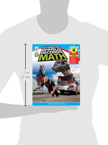 Guinness World Records® Math Workbook for 4th Grade - Fun Learning Activities & Challenges for Kids | Classroom & Homeschool Use