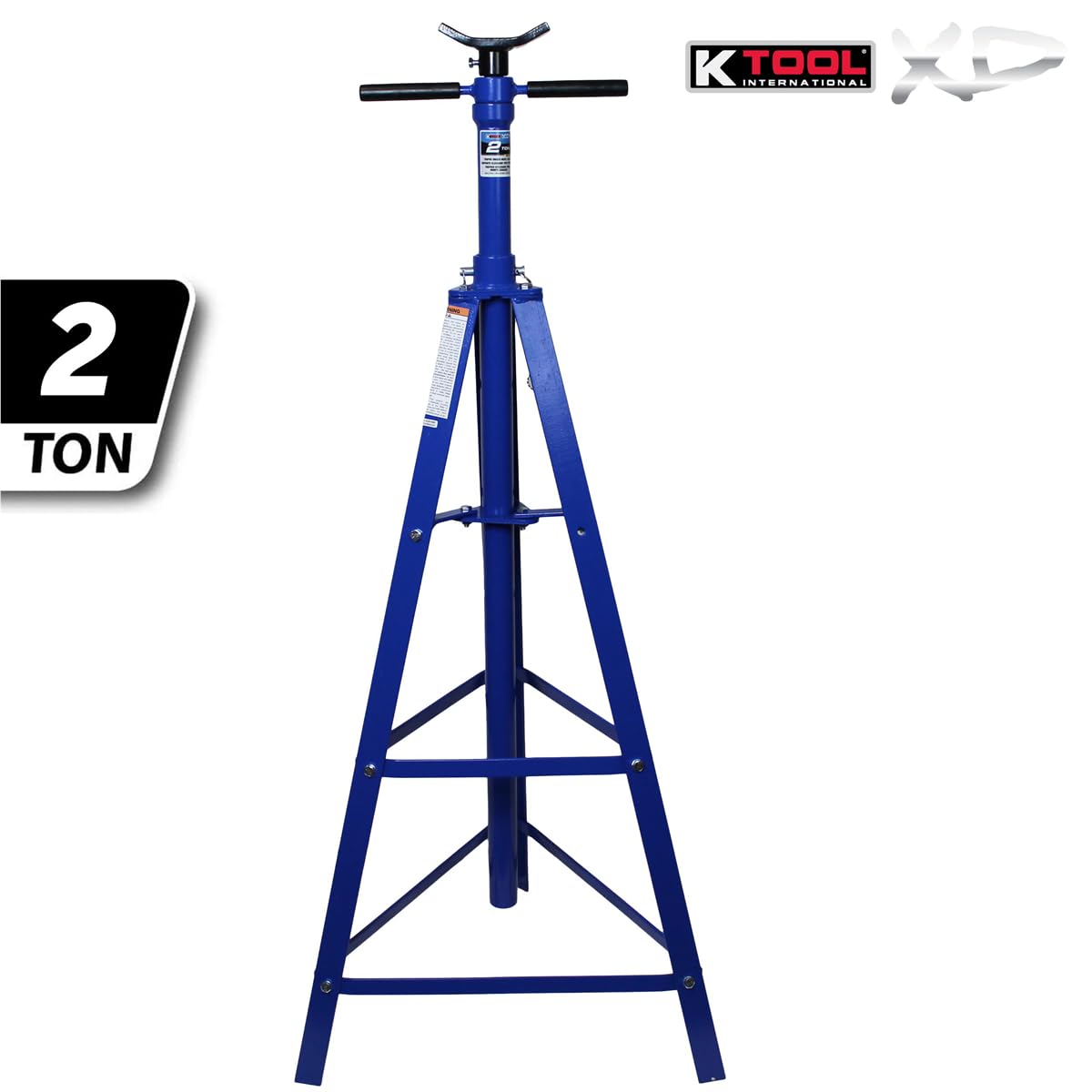K Tool International XD61002 2 Ton Heavy Duty Automotive Tripod Stand - 4,000lb Capacity, Adjustable 49