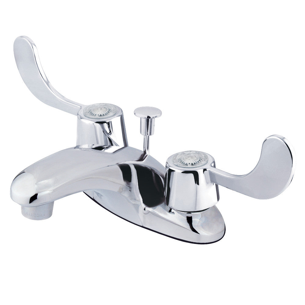 Kingston Brass GKB621ADA 4-Inch Centerset Bathroom Faucet - Chrome Finish, Single Handle, Water-Saving Design for Bathroom Sink, Vanity, and Powder Room